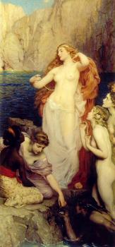 Herbert James Draper : The Pearls of Aphrodite